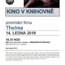 Cheb: Letošní cyklus Kino v knihovně odstartuje thriller Thelma
