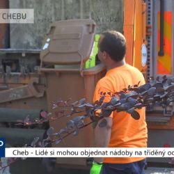 Cheb: Lidé si mohou objednat nádoby na tříděný odpad (TV Západ)