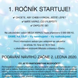Cheb: Mega nápady. Startuje 1. ročník 