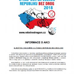 Cheb: Městem projede kolona Cyklo-běh za Českou republiku bez drog