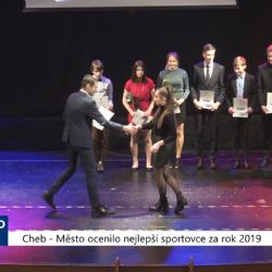 Cheb: Město ocenilo nejlepší sportovce za rok 2019 (TV Západ)