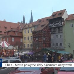 Cheb: Město poskytne slevy nájemcům nebytovek (TV Západ)