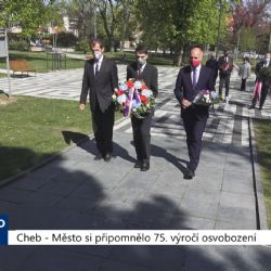 Cheb: Město si připomnělo 75. výročí osvobození (TV Západ)