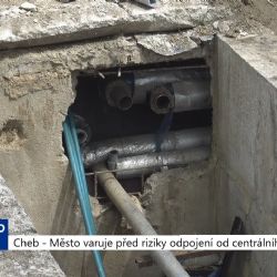 Cheb: Město varuje před riziky odpojení od centrálního tepla (TV Západ)