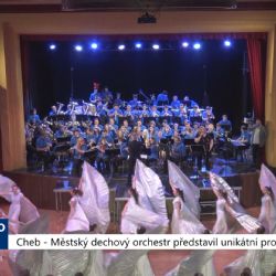 Cheb: Městský dechový orchestr představil unikátní program (TV Západ)