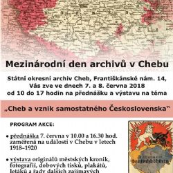 Cheb: Mezinárodní den archivů ve městě
