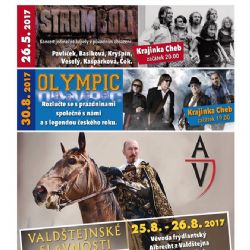 Cheb: Na konci prázdnin se budou konat Valdštejnské slavnosti a koncert legendárního Olympicu