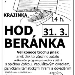 Cheb: Na Krajince se uskuteční Hod beránka