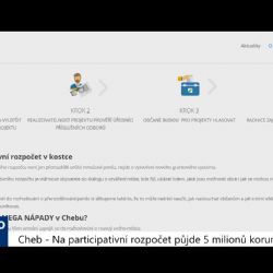 Cheb: Na participativní rozpočet půjde 5 milionů korun (TV Západ)	