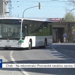 Cheb: Na rekonstrukci Pivovarské navážou opravy Dukelské (TV Západ)