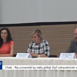Cheb: Na univerzitě by měly přibýt čtyři zdravotnické obory (TV Západ)