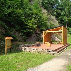 Cheb: Nová Goethova terasa s turistickým odpočívadlem