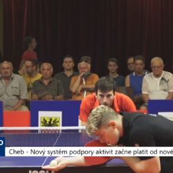 Cheb: Nový systém podpory aktivit začne platit od příštího roku (TV Západ)