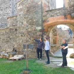 Cheb: Odstranění havarijního stavu stěn Královského paláce