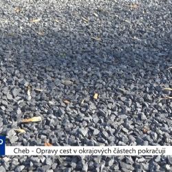 Cheb: Opravy cest v okrajových částí města pokračují (TV Západ)