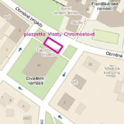 Cheb: Piazzetta Vlasty Chramostové