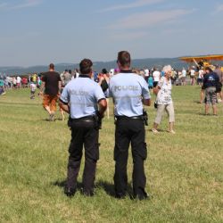 Cheb: Policie na leteckém dni dohlížela na dopravu a veřejný pořádek