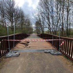 Cheb: Poškozená lávka bude opět uvedena do provozu