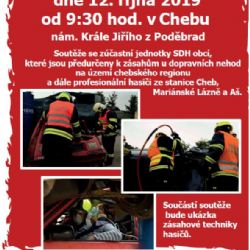 Cheb: Pozvánka na hasičskou soutěž