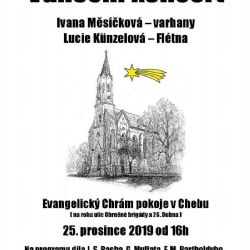 Cheb: Pozvánka na Vánoční koncert