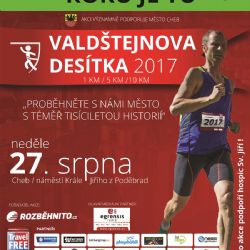 Cheb: Přijďte si zaběhnout Valdštejnskou desítku
