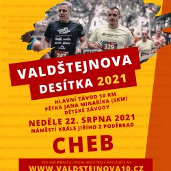 Cheb: Příští neděli se poběží sedmý ročník Valdštejnovy desítky