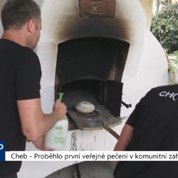 Cheb: Proběhlo první veřejné pečení v komunitní zahradě (TV Západ)
