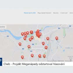 Cheb: Projekt Meganápady odstartoval hlasování (TV Západ)