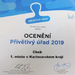Cheb: Radnice získala ocenění Přívětivý úřad