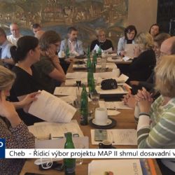 Cheb: Řídicí výbor projektu MAP II shrnul dosavadní výsledky (TV Západ)