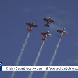 Cheb: Sedmý Letecký den měl řadu vrcholných vystoupení (TV Západ)