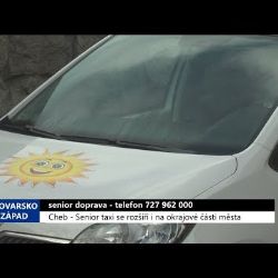 Cheb: Senior taxi se rozšíří i na okrajové části města (TV Západ)