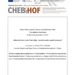 Cheb: Slavnostní prezentace výstavy