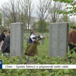 Cheb: Spolek Němců si připomněl oběti světové války (TV Západ)