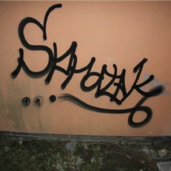 Cheb: Sprejer ukázal své rádoby umění