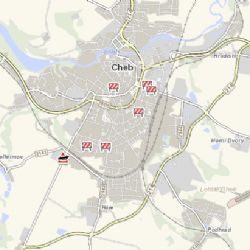 Cheb: Střet dvou vozidel