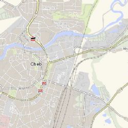 Cheb: Střet nákladního vozidla s osobním