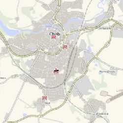 Cheb: Střet osobního vozidla s chodcem