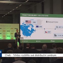 Cheb: Tchibo rozšířilo své distribuční centrum (TV Západ)