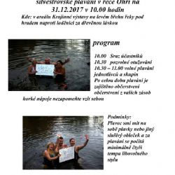 Cheb: Tradiční silvestrovské plavání začíná v 10 hodin