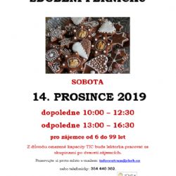 Cheb: Turistické infocentrum připravilo dva workshopy