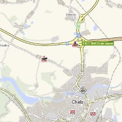 Cheb: U města došlo k dopravní nehodě