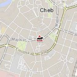 Cheb: V Májové ulici došlo ke střetu dvou vozidel