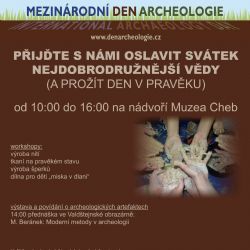 Cheb: V muzeu oslaví Mezinárodní den archeologie