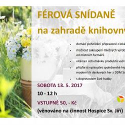 Cheb: V zahradě knihovny se uskuteční Světový den pro fair trade  