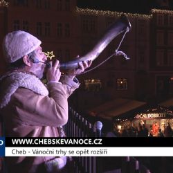 Cheb: Vánoční trhy se opět rozšíří (TV Západ)