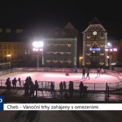 Cheb: Vánoční trhy zahájeny s omezeními (TV Západ)