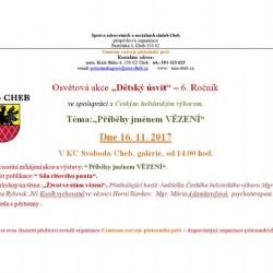 Cheb: Ve Svobodě proběhne osvětová akce Příběh jménem vězení