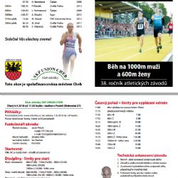 Cheb: Velká cena v atletice