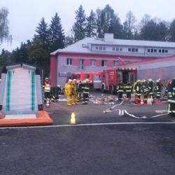 Cheb: Výcvik hasičů byl zaměřen na nebezpečné látky
